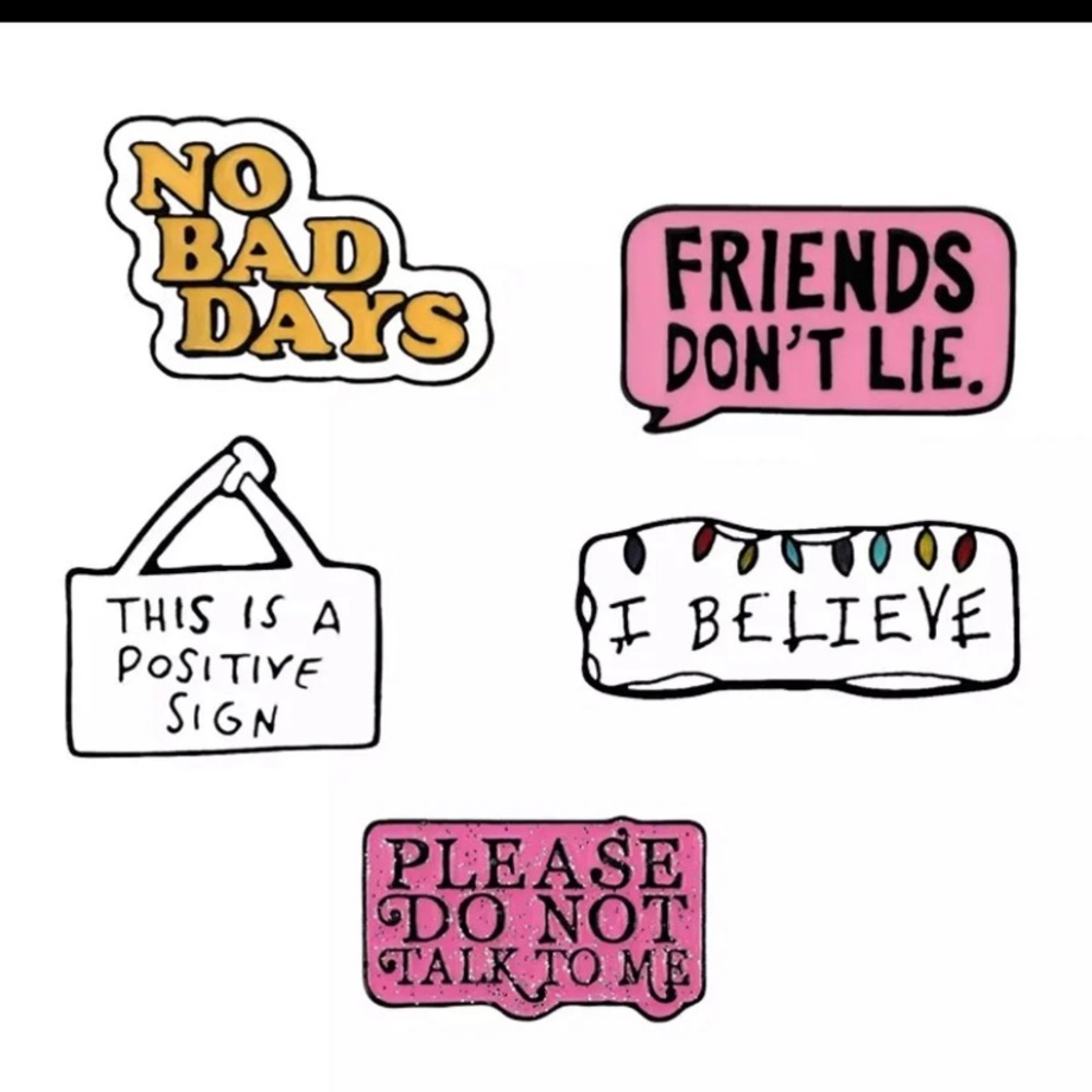 Enamel Pin Set